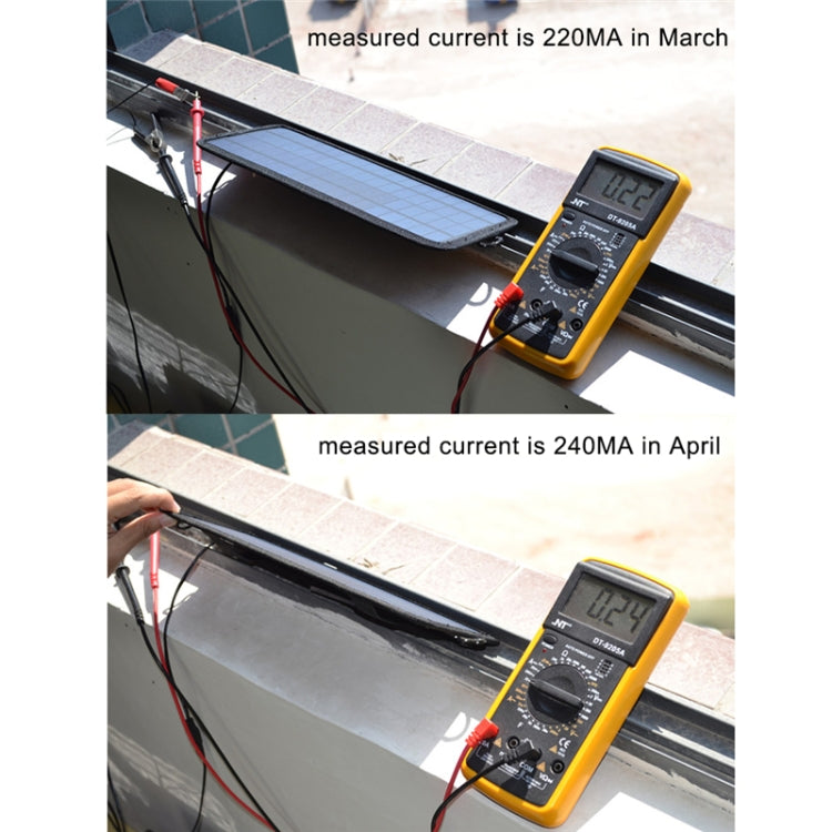 4.5W Portable Car Automobile Boat Battery Solar Cells Rechargeable Power Battery Charger, 4.5W