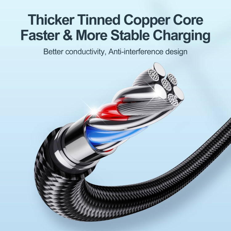 JOYROOM S-UC027A10 Extraordinary Series 3A USB-A to USB-C / Type-C Fast Charging Data Cable, Type-C, 1.2m