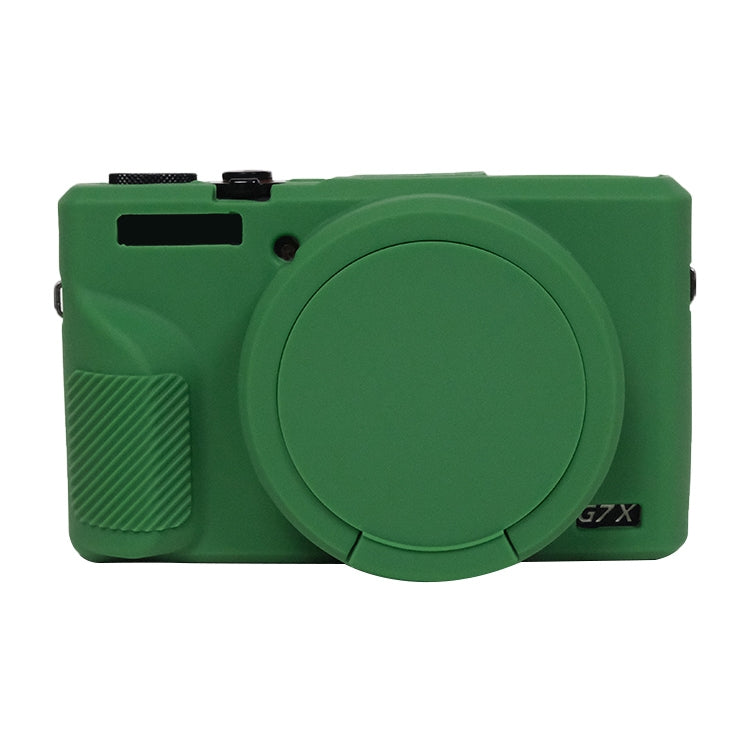 Soft Silicone Protective Case with Lens Cover, For Canon PowerShot G7 X Mark III / G7X3