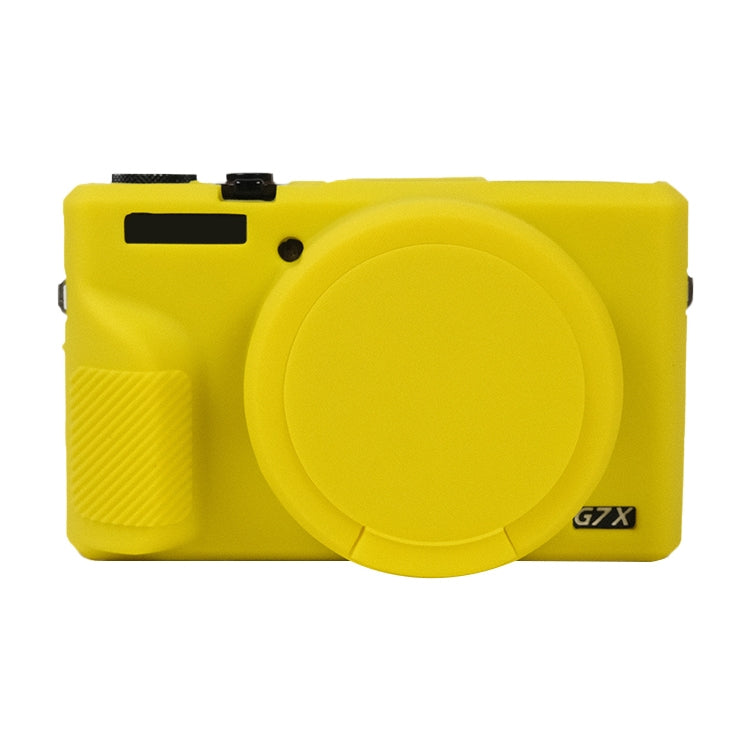 Soft Silicone Protective Case with Lens Cover, For Canon PowerShot G7 X Mark III / G7X3
