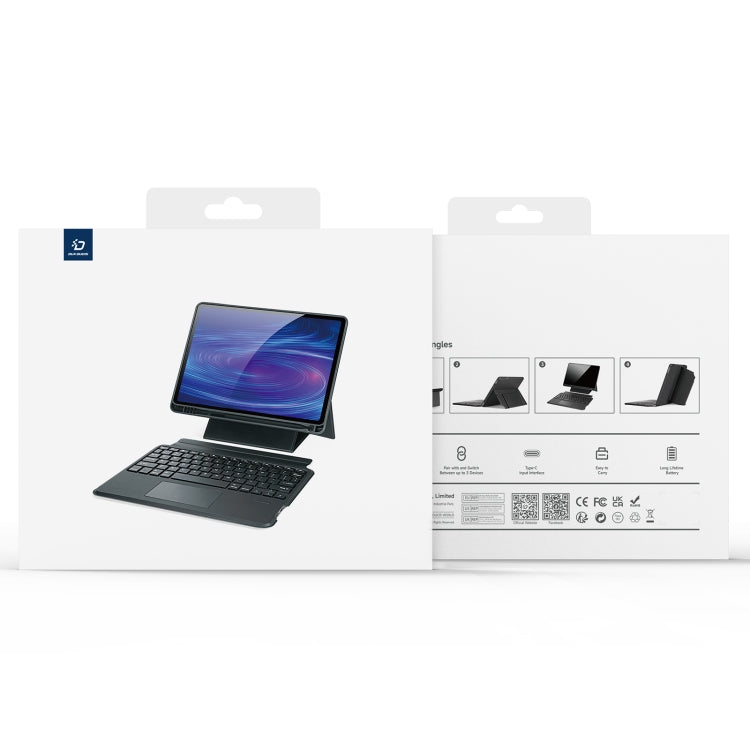 DUX DUCIS DK Series Magnetic Wireless Bluetooth Keyboard Tablet Case, For iPad Pro 13 2024, For iPad Air 11 2024 / 4&5 / iPad Pro 11 2022, For iPad Pro 11 2024, For iPad 10th Gen 10.9 2022, For iPad 10.2 2019/2020/2021/Air 2019