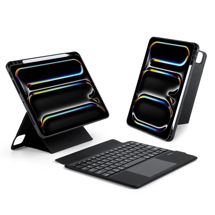 DUX DUCIS DK Series Magnetic Wireless Bluetooth Keyboard Tablet Case, For iPad Pro 13 2024, For iPad Air 11 2024 / 4&5 / iPad Pro 11 2022, For iPad Pro 11 2024, For iPad 10th Gen 10.9 2022, For iPad 10.2 2019/2020/2021/Air 2019