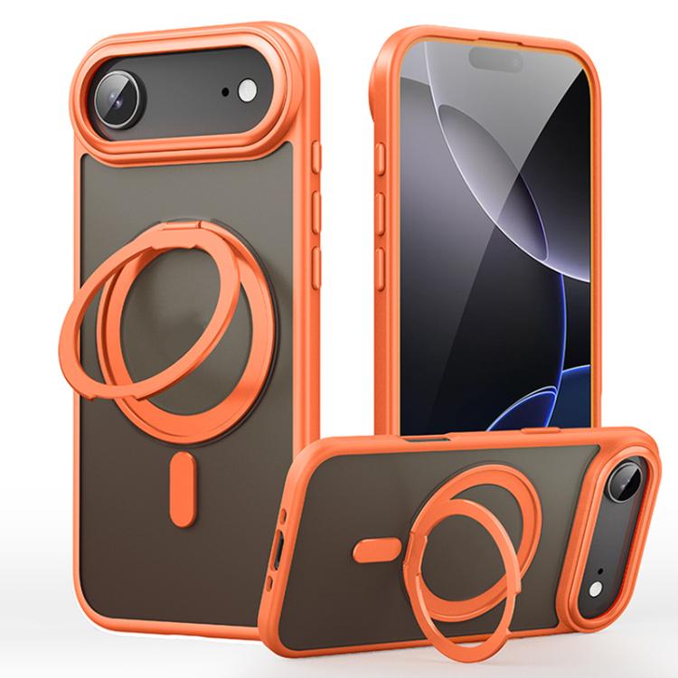 Frosted 360 Degree MagSafe Magnetic Holder Phone Case