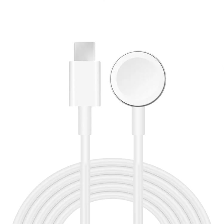 For Apple Watch Series xDfind Magnetic Fast Charger Charging Cable, Length: 1m, USB-A Port, Type-C Port