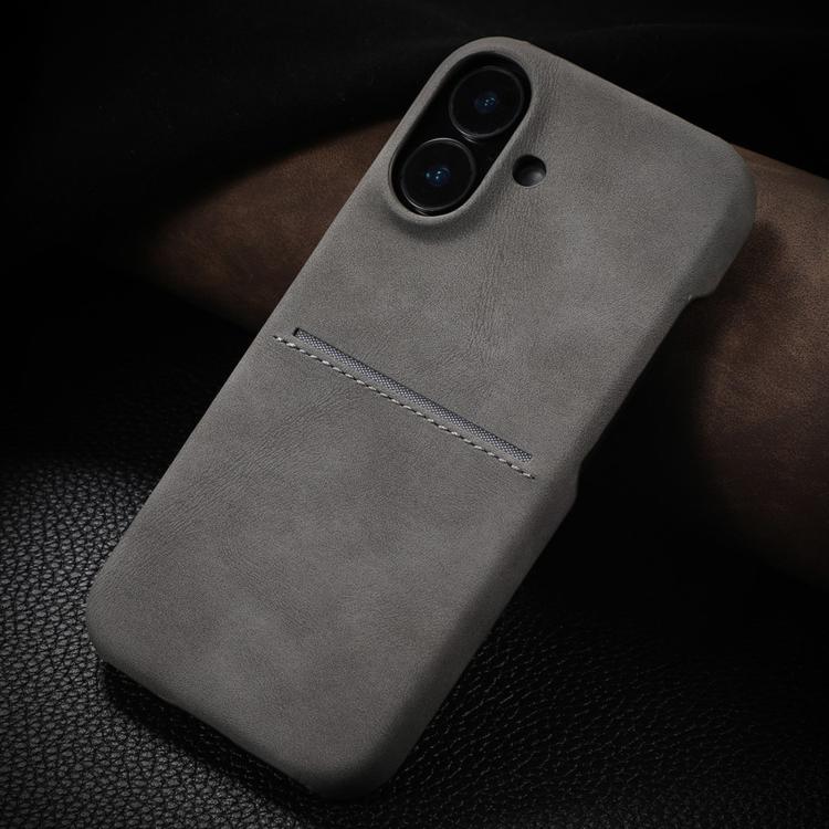 Skin Feel Sheepskin Card Slot Phone Case