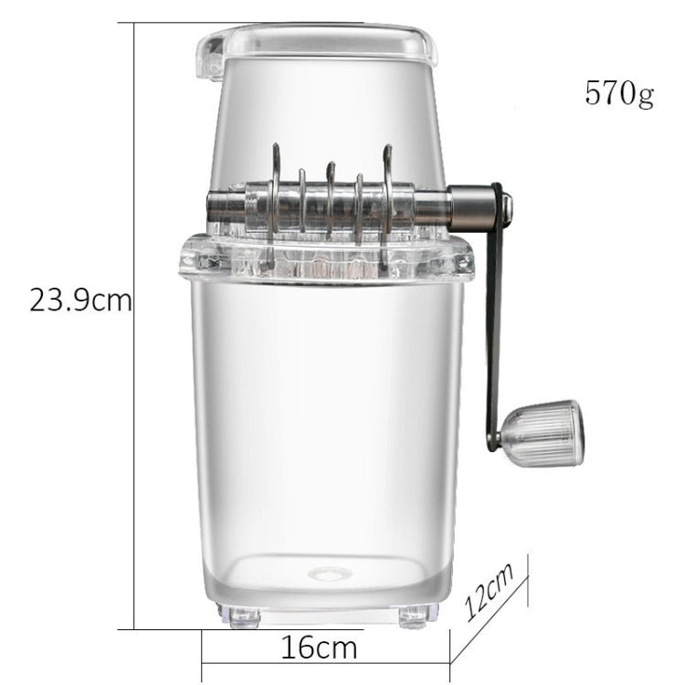 Small Household Manual Ice Crusher Multifunctional DIY Hand-Cranked Ice Machine