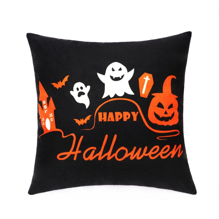 45x45cm Halloween Decoration Living Room Sofa Party Pillow Case Without Pillow Core