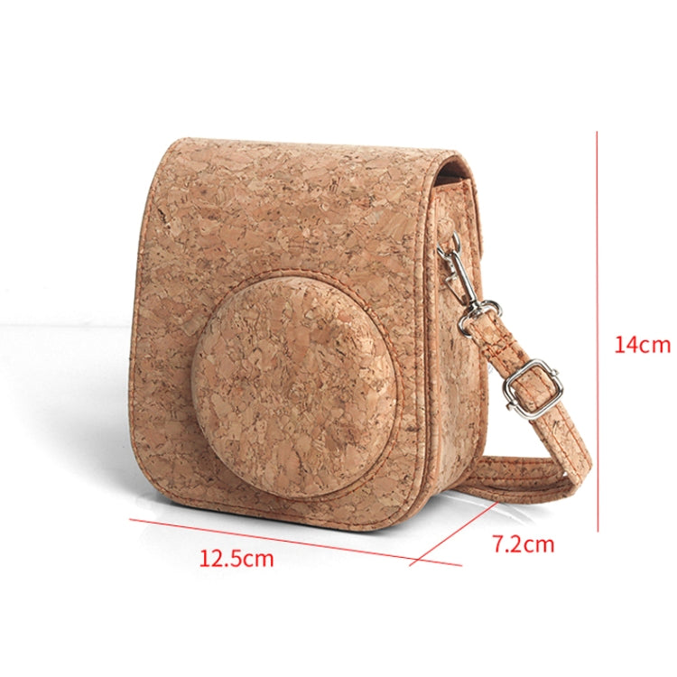 Camera Bag Shoulder Bag Digital Photography Leather Case For FUJIFILM Instax Mini 11, Cork