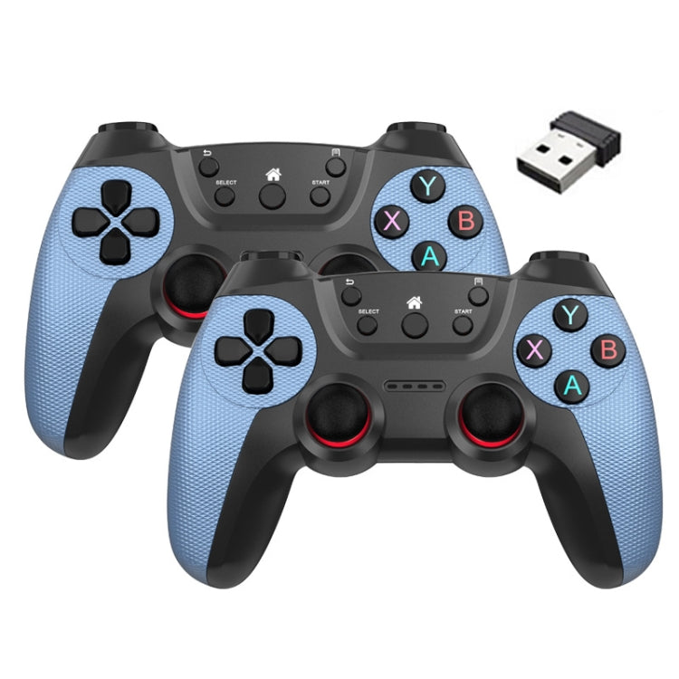 KM-029 2.4G One for Two Doubles Wireless Controller Support PC / Linux / Android / TVbox, KM-029 (Battle Gray), KM-029 (Elegant Silver), KM-029 (Mint Green), KM-029 (Cangling Green), KM-029 (Vitality Orange), KM-029 (Rose Pink), KM-029 (Lemon Yellow)...