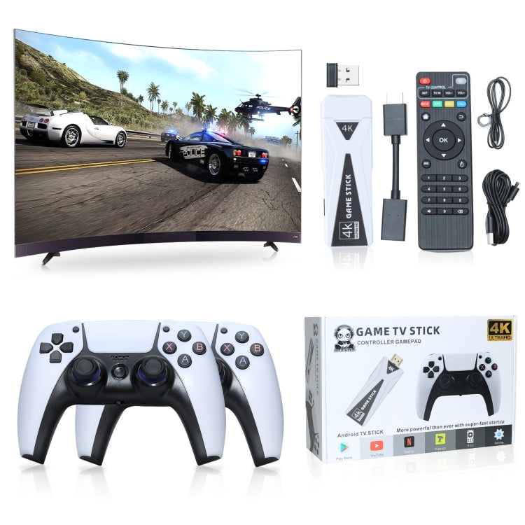 U10 Video Game Console 64G 10000+ Games Retro Handheld 4K TV Game Stick Wireless Controller, U10 64G 10000+ Games