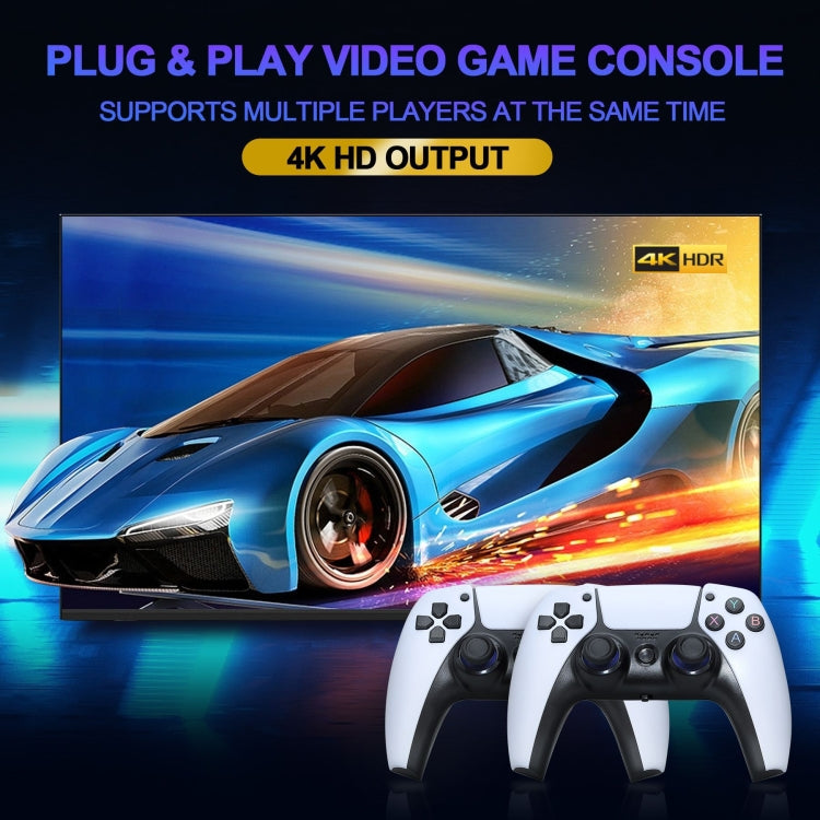 U10 Video Game Console 64G 10000+ Games Retro Handheld 4K TV Game Stick Wireless Controller, U10 64G 10000+ Games