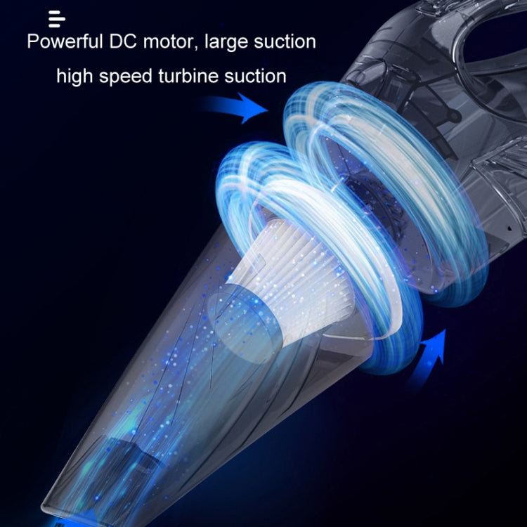 Powerful Portable Car Handheld Vacuum Cleaner, Wired, Wireless