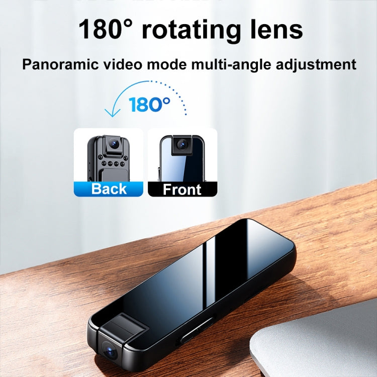 Mrobo D6 1080P Rotating Camera Night Vision Video Recorder With Back Clip, No-memory, 16 GB, 32GB, 64GB, 128GB