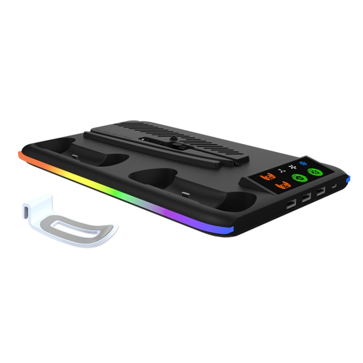 For PS5 Slim / PS5 iplay HA-8008 Cooling Bracket Headphone Organiser Grip Holder Charger, HA-8008