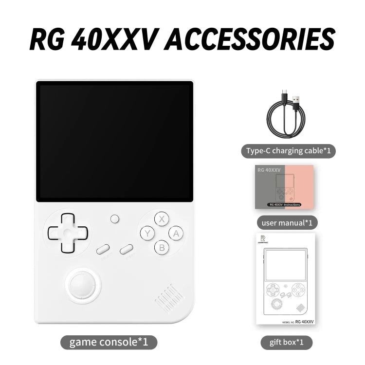 ANBERNIC RG40XXV Vertical HD Screen Joystick Game Console With Ambient Light Portable Retro Handheld Console, 64GB, 64GB+128GB, 64GB+256GB