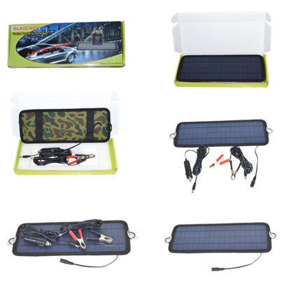 4.5W Portable Car Automobile Boat Battery Solar Cells Rechargeable Power Battery Charger, 4.5W