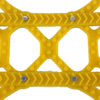 6 PCS Car Snow Tire Anti-skid Chains Yellow Chains For Family Car