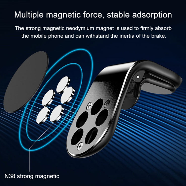 Car Metal Magnetic Air Outlet Mobile Phone Holder Bracket
