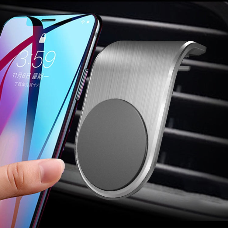 Car Metal Magnetic Air Outlet Mobile Phone Holder Bracket