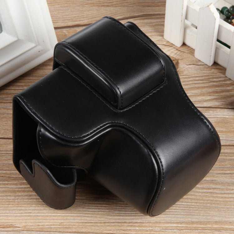Full Body Magnetic Leather Camera Case Bag with Strap, Regular Edition, For Canon EOS R50