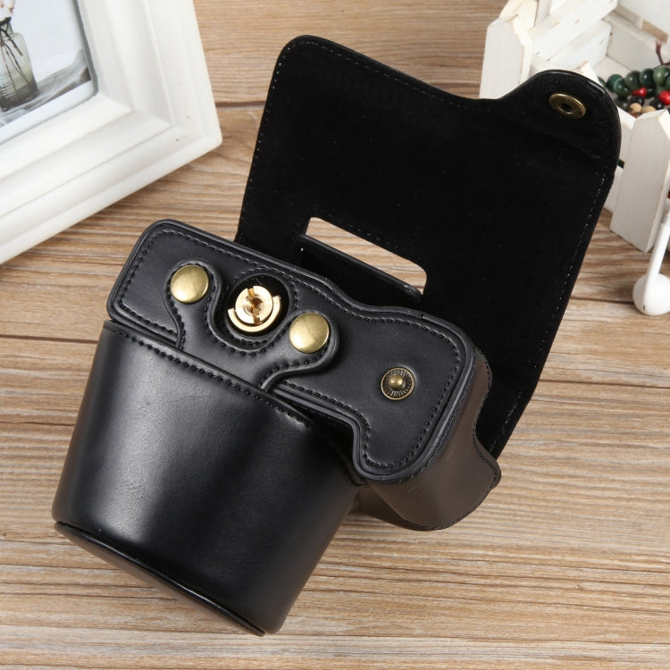 Full Body Magnetic Leather Camera Case Bag with Strap, Regular Edition, For Canon EOS R50