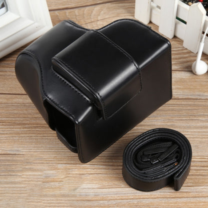 Full Body Magnetic Leather Camera Case Bag with Strap, Regular Edition, For Canon EOS R50