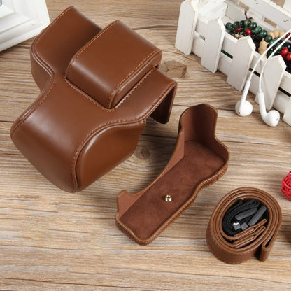 Full Body Magnetic Leather Camera Case Bag with Strap, Regular Edition, For Canon EOS R50