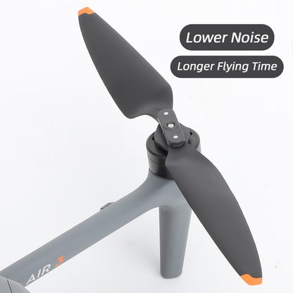 8747F Low Noise Quick-release Propellers, For DJI Air 3 1 Pair Orange Tip, For DJI Air 3 1 Pair Silver Tip, For DJI Air 3 2 Pairs Orange Tip, For DJI Air 3 2 Pairs Silverr Tip