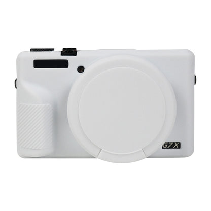 Soft Silicone Protective Case with Lens Cover, For Canon PowerShot G7 X Mark III / G7X3