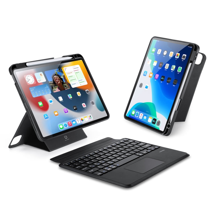 DUX DUCIS DK Series Magnetic Wireless Bluetooth Keyboard Tablet Case, For iPad Pro 13 2024, For iPad Pro 11 2024, For iPad Air 11 2024 / 4&5 / iPad Pro 11 2022, For iPad 10th Gen 10.9 2022, For iPad 10.2 2019/2020/2021/Air 2019