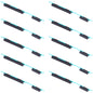 10pcs Volume Control Button, For Samsung Galaxy S20 FE SM-G780, For Samsung Galaxy Z Flip 5G SM-F707, For Samsung Galaxy M23 SM-M236, For Samsung Galaxy A23 SM-A235, For Samsung Galaxy A53 5G SM-A536, For Samsung Galaxy A73 5G SM-A736������������������...