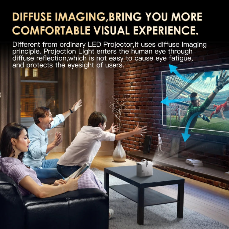 GXMO P10 Android 10 OS HD Portable WiFi Projector