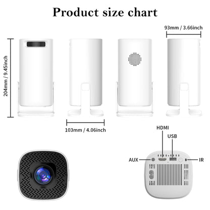 GXMO P30 Android 11 OS HD Portable WiFi Projector