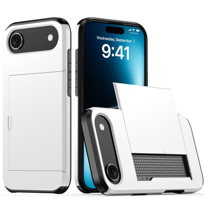 Shockproof Armor Phone Case with Card Slot, For iPhone 17 Pro Max, For iPhone 17 Pro, For iPhone 17, For iPhone Air