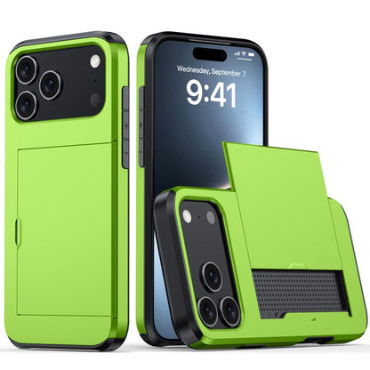 Shockproof Armor Phone Case with Card Slot, For iPhone 17 Pro Max, For iPhone 17 Pro, For iPhone 17, For iPhone Air