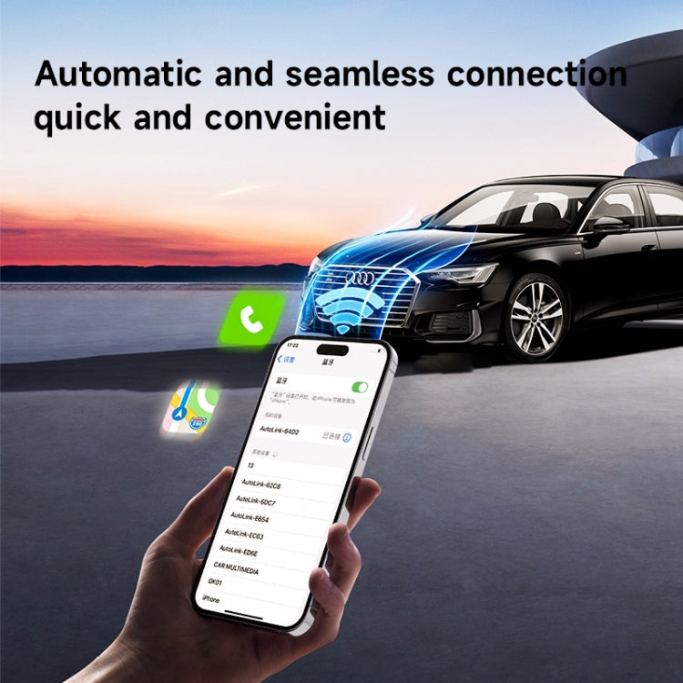 2 in 1 Car Carplay / Android Auto Carplay Box Wired to Wireless Adapter, Car Carplay / Android Auto