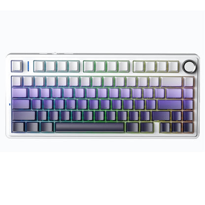 AULA F75 80 Keys Wired/2.4G/Bluetooth Three Model Customized RGB Mechanical Keyboard
