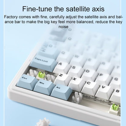 AULA F75 80 Keys Wired/2.4G/Bluetooth Three Model Customized RGB Mechanical Keyboard