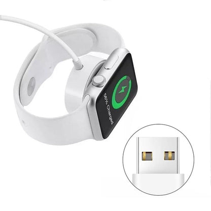 For Apple Watch Series xDfind Magnetic Fast Charger Charging Cable, Length: 1m, USB-A Port, Type-C Port