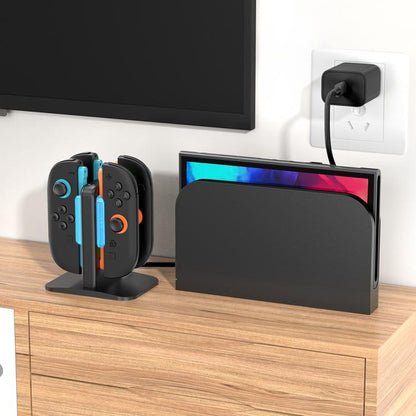 OIVO IV-SW342 4 in 1 Game Controller Magnetic Charging Stand, For Nintendo Switch 2