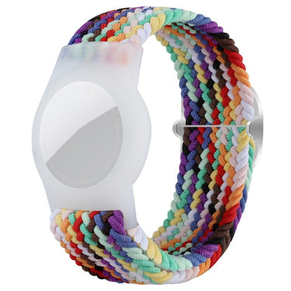 xDfind Adjustable Nylon Braided Watch Band Style Anti-lost Tracker Protective Cover, For AirTag
