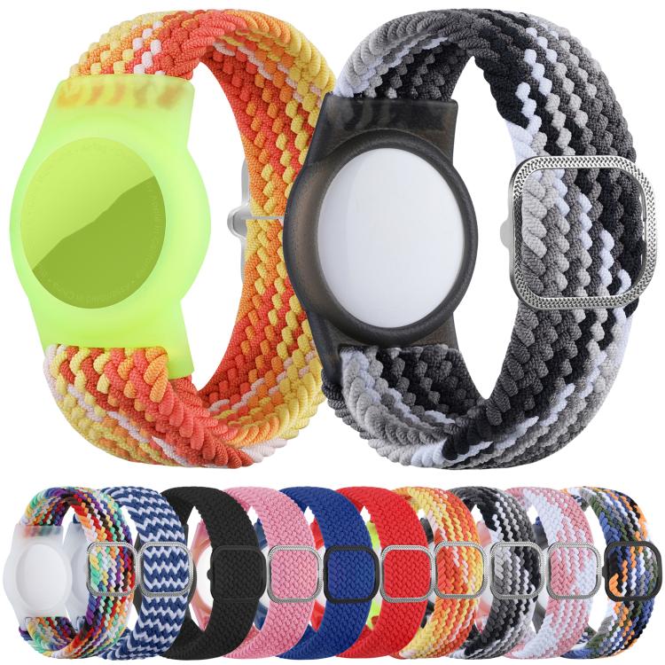 xDfind Adjustable Nylon Braided Watch Band Style Anti-lost Tracker Protective Cover, For AirTag