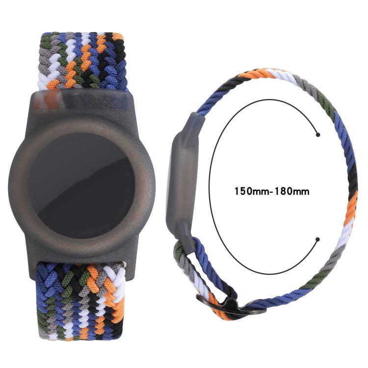 xDfind Adjustable Nylon Braided Watch Band Style Anti-lost Tracker Protective Cover, For AirTag