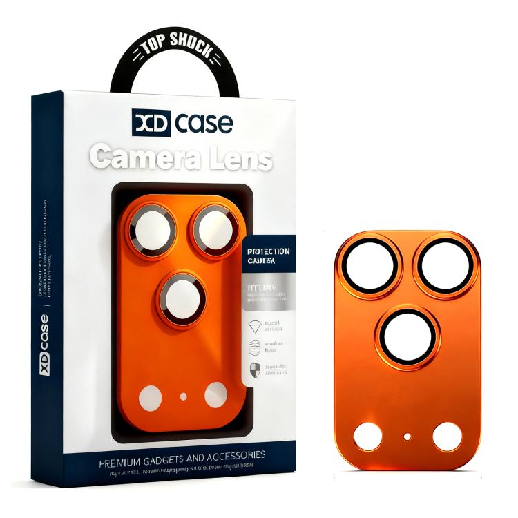 XDcase Armor Full-Coverage Frosted Metal Lens Ring Film, For iPhone 17 Pro Max, For iPhone 17 Pro