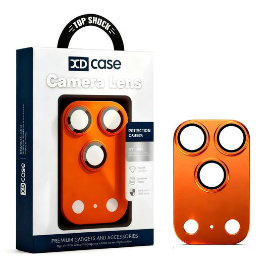 XDcase Armor Full-Coverage Frosted Metal Lens Ring Film, For iPhone 17 Pro Max, For iPhone 17 Pro