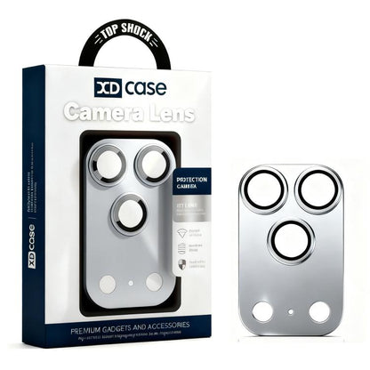 XDcase Armor Full-Coverage Frosted Metal Lens Ring Film, For iPhone 17 Pro Max, For iPhone 17 Pro