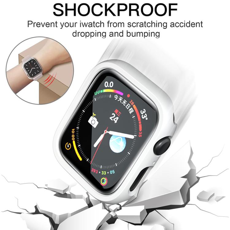xDfind PC Frosted Hollow Half Coverage Watch Cover, For Apple Watch Series 6 / 5 / 4 / SE 44mm, For Apple Watch Series 6 / 5 / 4 / SE 40mm, For Apple Watch Series 11 46mm / 10 46mm, For Apple Watch Series 11 42mm / 10 42mm