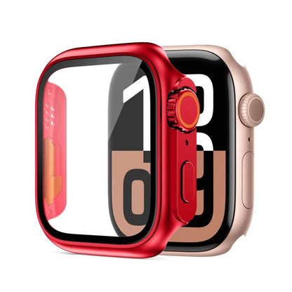 xDfind Change to Ultra 49mm Tempered Glass Film Integrated PC Watch Cover, For Apple Watch Series 6 / 5 / 4 / SE 44mm, For Apple Watch Series 6 / 5 / 4 / SE 40mm, For Apple Watch Series 9 / 8 / 7 45mm, For Apple Watch Series 9 / 8 / 7 41mm