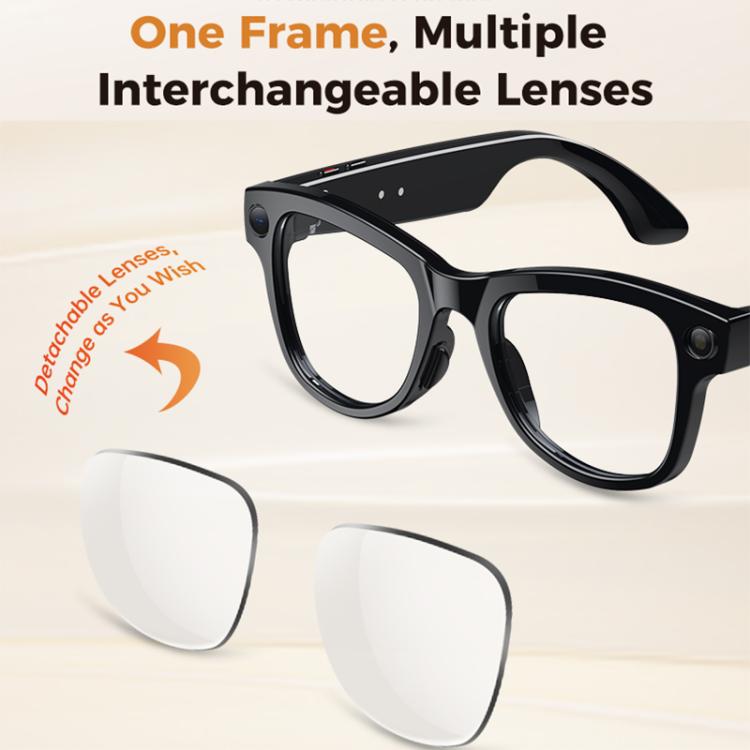 M02 8MP Camera AI Smart Glasses with Photochromic Lenses