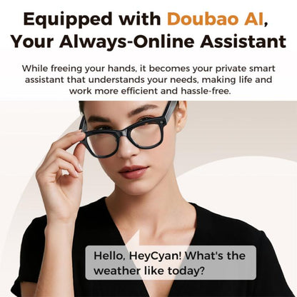 M02 8MP Camera AI Smart Glasses with Photochromic Lenses